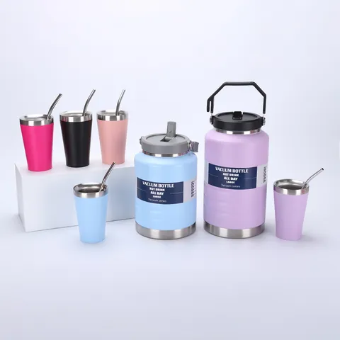 Große Kapazität Edelstahl Isoliert Wasserflasche Outdoor Tragbare Sportflasche Vakuum Thermoskanne Zum Wandern Radfahren