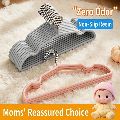 Non-Slip Seamless Thickened Stainless Steel Children Hangers For Toddlers And Kids Modern Minimalist Home Clothes Drying Rack