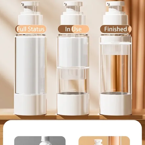 Refillable Vacuum Pump Bottles For Travel Lotion Mist Spray Leakproof AS Material Cosmetic Dispenser Containers Toiletry Essentials