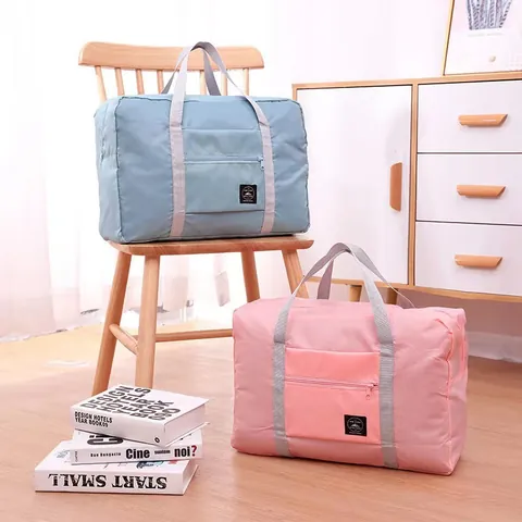 Large Capacity Foldable Travel Storage Bag Luggage Sleeve Duffel Packing Bag For Clothes Moving Portable Waterproof Polyester Organizer