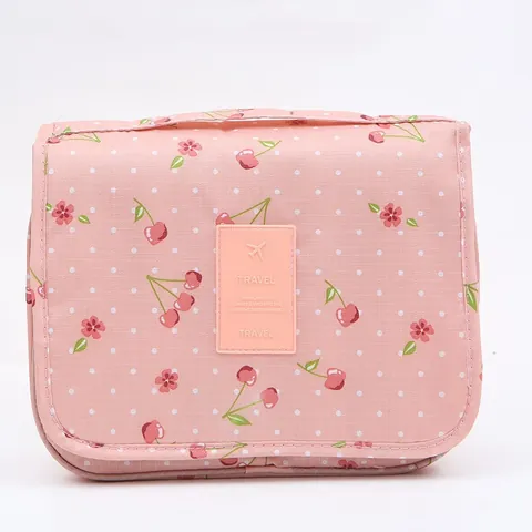 Draagbare Hangende Reis Toilettas Waterdicht Polyester Make-up Organizer Voor Dames Heren Opvouwbare Wastas Opbergkoffer