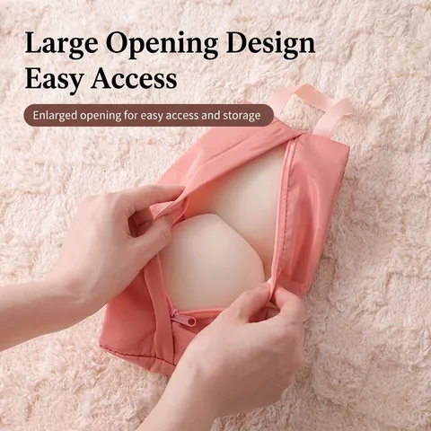 Waterproof Underwear Storage Bag For Travel Portable Bra Panty Organizer Case Handle Cosmetic Makeup Toiletry Pouch Suitcase Packing Cube
