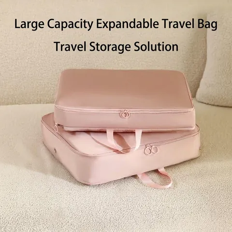 Expandable Travel Compression Storage Bag Polyester Clothes Packing Organizer Bag For Wardrobe Down Jacket Travel Accessories