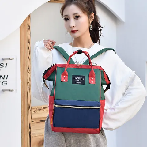 Women Large Capacity Waterproof Oxford Cloth Diaper Bag Backpack Multi-function Travel Maternity Bag For Mother Care