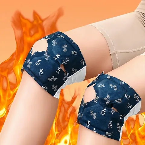 Self Heating Mugwort Patch For Knee Joint Heat Therapy Neck Waist Abdomen Body Warmer Patch Portable Disposable Herbal Heating Pad