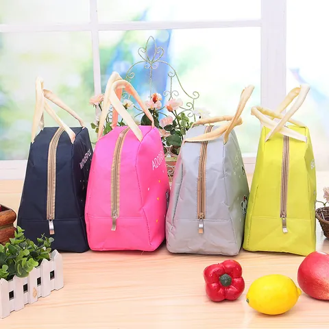 Tragbare Isolierte Lunchtasche Große Kapazität Wasserdicht Polyester Kühltasche Für Damen Herren Arbeit Schule Picknick