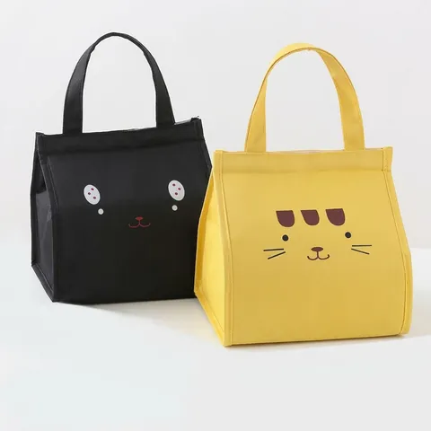 Insulated Lunch Bag Large Oxford Cloth Thermal Bento Bag Waterproof Portable Picnic Tote For Work School Outdoor Kids