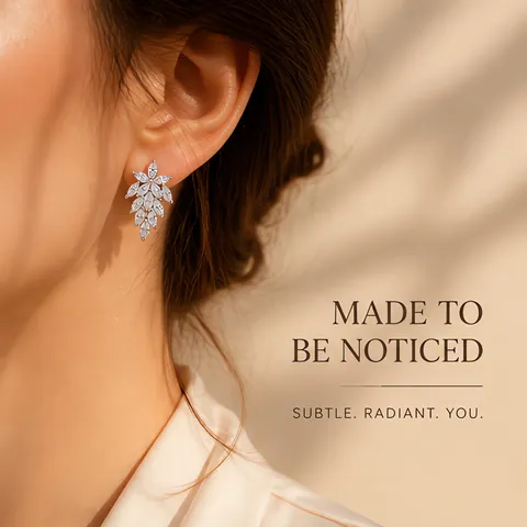 Elegante Marquise Zirconia Blad Oorknopjes Voor Vrouwen Koper Ingelegd Volledige Strass Prachtige Bruids Bruiloft Sieraden Cadeau