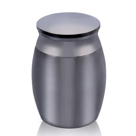 Mini Keepsake Urn For Human And Pet Ashes Metal Memorial Jar Small Cremation Urn With Heart Tree Of Life Engraving Keepsake