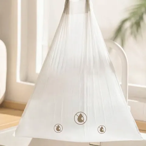 Bolsas de Basura Duraderas con Cordón Grande Grueso Cierre Automático Material PE Recubrimientos para Desechos Cocina Dormitorio Estudiante
