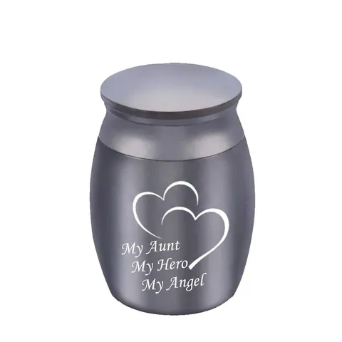 Small Stainless Steel Cremation Urn For Human Ashes Or Pets Mini Memorial Keepsake For Aunt Dad Brother Memorial Funeral Supplies
