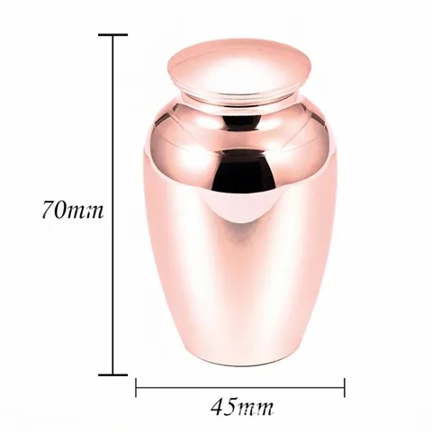 Stainless Steel Memorial Cremation Urn For Human Pet Ashes Keepsake Mini Jar Funeral Container Polished Storage Pot