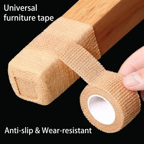 Self Adhesive Furniture Leg Tape Non-woven Silent Anti-Slip Wear-Resistant Chair Table Leg Floor Protector Wrap Home Decor Accessoires