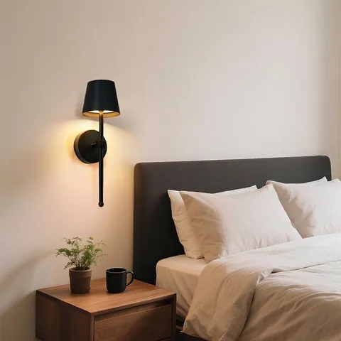 Lampe de Table LED Rechargeable Moderne Minimaliste sans Fil Métal Dimmable Tactile Veilleuse pour Salon Chambre Décoration Ambiance