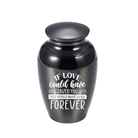 Stainless Steel Memorial Cremation Urn For Human Pet Ashes Keepsake Mini Jar Funeral Container Polished Storage Pot