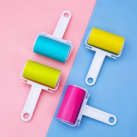 Washable Lint Roller Reusable Sticky Dust Remover For Pet Hair Clothes Furniture Easy Clean Manual Hair Catcher Household Cleaning Tool