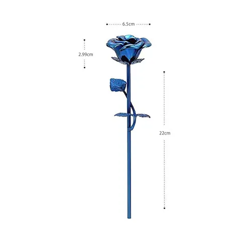 Metall Rose Blume Urne Für Haustier Menschliche Asche Andenken Gedenkgeschenk Roségold Silber Schwarz Blau Deko Ornament