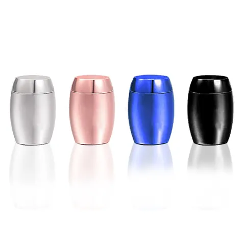 Miniature Keepsake Urn Aluminum Alloy Memorial Jar For Human Pet Ashes Hair Forever In My Heart Heart Pattern Cremation Tank