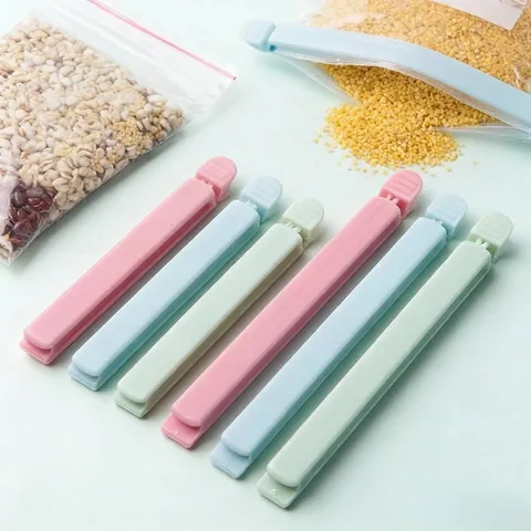 Plastic Kitchen Food Sealing Clips Moisture Proof Bag Sealer For Snacks Milk Powder Tea Storage Organization Accessories
