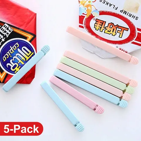 Plastic Kitchen Food Sealing Clips Moisture Proof Bag Sealer For Snacks Milk Powder Tea Storage Organization Accessories