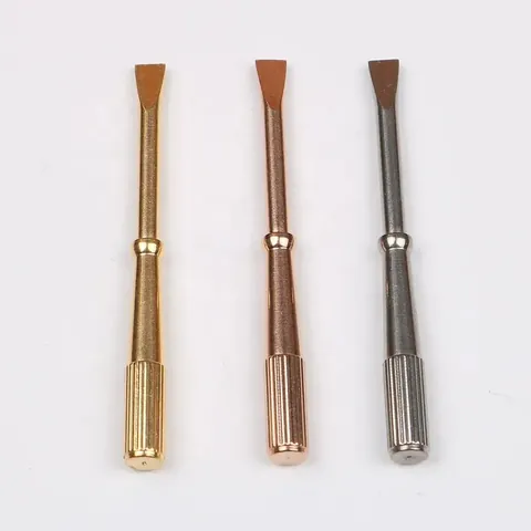 Tournevis à Fente En Acier Inoxydable Pour La Réparation De Bracelets De Bijoux Outil De Précision Mini à Tête Plate Or Argent Or Rose Noir
