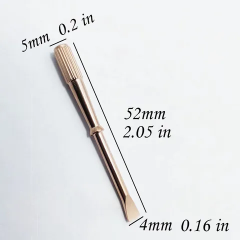 Tournevis à Fente En Acier Inoxydable Pour La Réparation De Bracelets De Bijoux Outil De Précision Mini à Tête Plate Or Argent Or Rose Noir