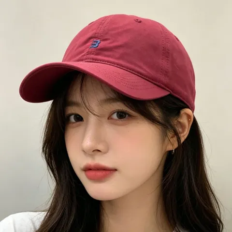 Koreanischer Stil Gstickte Buchstabe B Softtop Baseballkappe Für Damen Herren Casual Einstellbar Baumwollmischung Sonnenhut Alltag Mode Accessoire