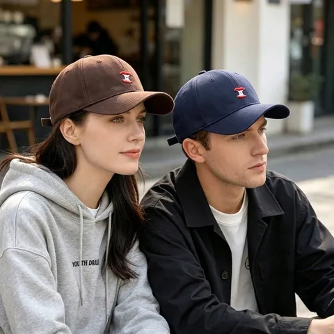 Korean Style Süße Apfel Stickerei Baseballkappe Soft Top Breite Krempe Baumwollmischung Mode Vielseitige Streetwear Sonnenhut Damen