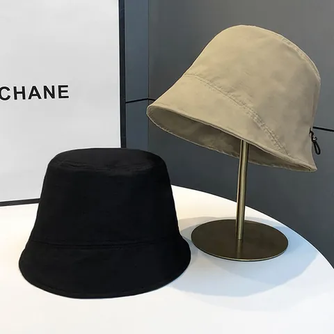 Μινιμαλιστικό Καπέλο Bucket από Νάιλον για Γυναίκες Καλοκαιρινό Αναπνεύσιμο Προστασία από τον Ήλιο Μονόχρωμο