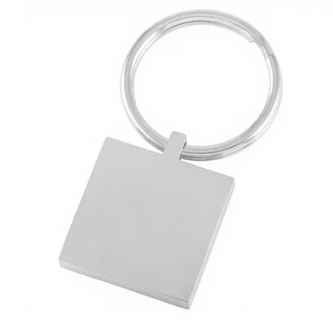 Llavero Colgante de Urna de Cremación Cuadrado de Acero Inoxidable Abrible Recuerdo de Cenizas Joyería Conmemorativa Plata