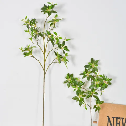 Artificial Japanese Andromeda Pieris Japonica Branches Nordic Style Fake Greenery Faux Enkianthus For Home Decoration Photography Props