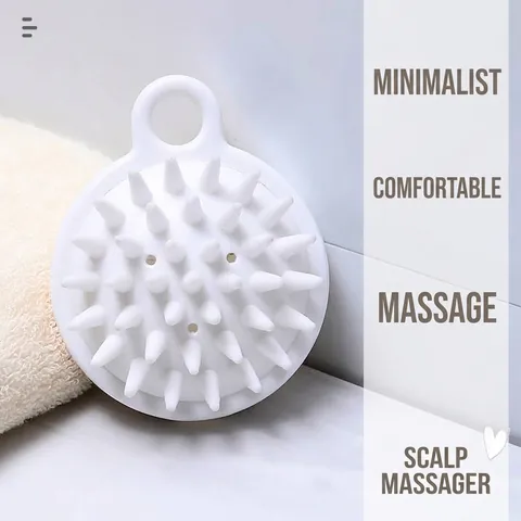 Brosse à Shampooing Masseur de Cuir Chevelu en Silicone Style Japonais Peigne Manuel de Lavage des Cheveux Massage de la Tête pour Nettoyage en Profondeur