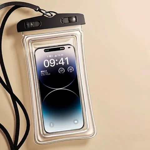 Universal Floating Airbag Waterproof Phone Pouch IPX8 Rated Underwater Transparent Dry Bag For Swimming Diving Beach