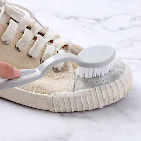 Dual Head Long Handle Cleaning Shoe Brush Soft Bristle Scrubber For Sneakers Canvas Shoes Boots Household Cleaning Tool