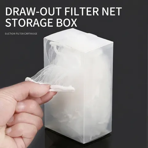 Frosted Polypropylene Kitchen Sink Filter Screen Storage Box Wall Mounted Extraction Organizer For Trash Bags Paper