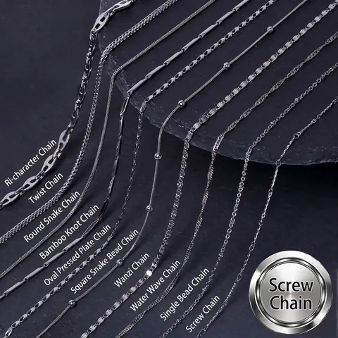 Collier Chaîne Minimaliste en Acier Inoxydable pour Femme Plaqué Or Argent Trèfle Cœur Perle Bijoux Style Ins