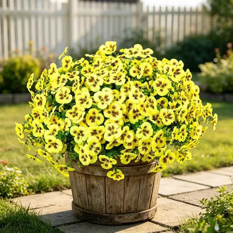 Künstlicher Stiefmütterchen Eukalyptus Strauß Seidenstoff Kunstblumen Für Zuhause Garten Hotel Hochzeit Außenbereich Tischdeko Floristik