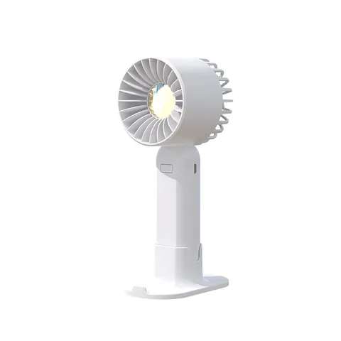 Mini Ventilateur USB Rechargeable Portable Turbo Silencieux Avec Support De Téléphone 3 Vitesses Ventilateur Personnel Pour Bureau Voyage Maison