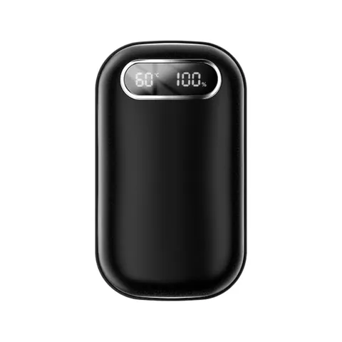 Digital Display Hand Warmer Portable Power Bank Multiple Temperature Settings USB Rechargeable Pocket Warmer Winter Heater