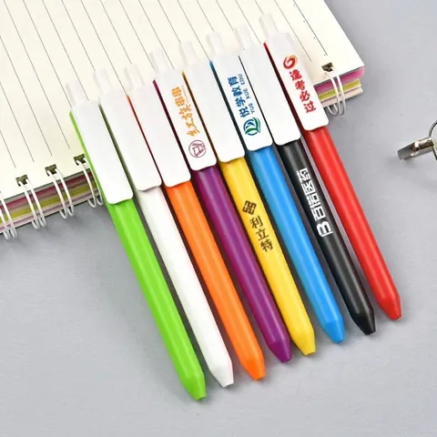 Intrekbare Balpen Minimalistische Plastic Gelpen Voor Zakelijk Kantoor School Schrijven Meerkleurige Schrijfbenodigdheden
