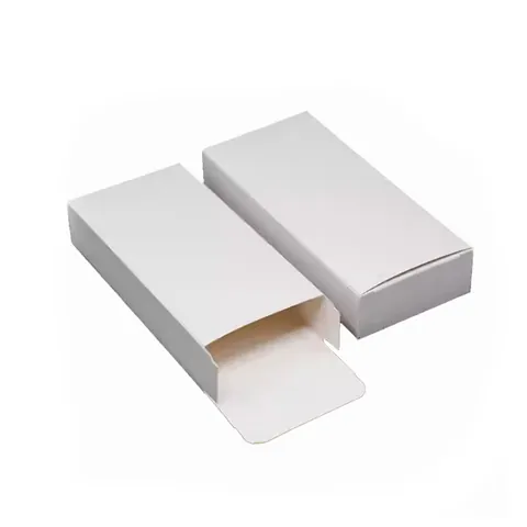 Caja de Embalaje de Bolígrafos de Cartulina Blanca Personalizable Estuche de Papel Plano Universal para Múltiples Bolígrafos
