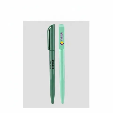 Solid Color Plastic Ballpoint Pen With Touch Screen Stylus Function Smooth Writing Signature Pen For Office School Supplies Gift