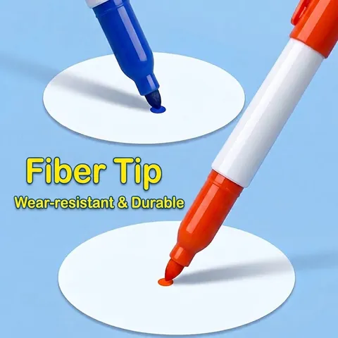 Large Capacity Erasable Whiteboard Marker Multicolor Dry Erase Pen For Office Meeting School Presentation Writing Supplies