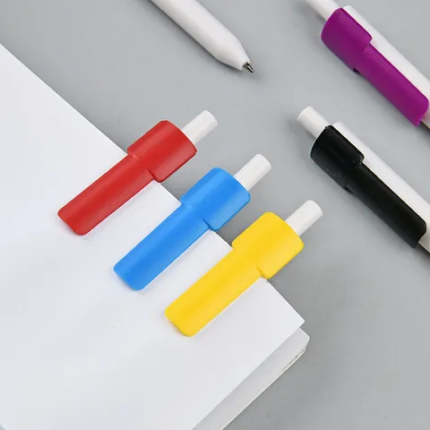 Retractable Ballpoint Pen Business Office Stationery Plastic Signature Pen Multi Color Clip Writing Supplies For Student