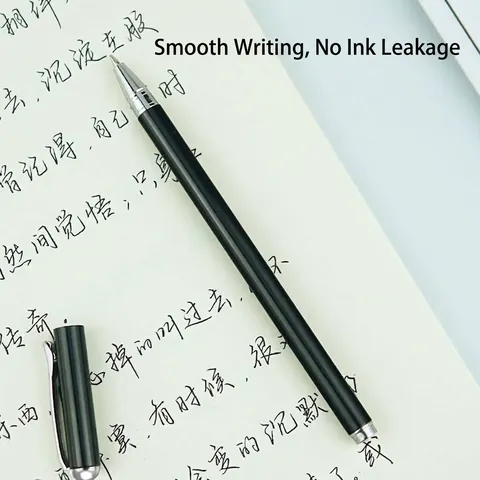 Elegant Metal Gel Pen Business Signature Pen Minimalist Style Lacquered Writing Pen High End Office Supplies Stationery