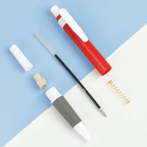 Retractable Ballpoint Pen 0.7mm Bullet Tip Plastic Business Blue Ink Writing Pens For Office School Women Men