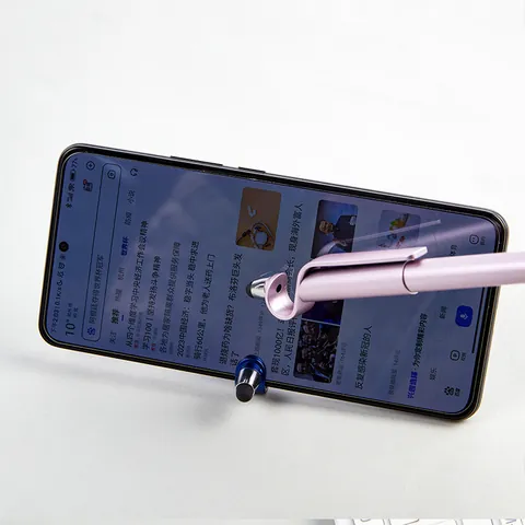 Multi-functional Business Gel Pen Stylus Touch Screen Pen With Phone Stand Clip 0.5mm Office School Writing Signature Pens