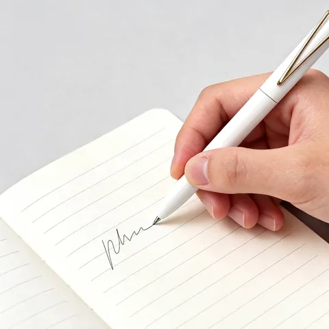 Professional Business Retractable Gel Pen With Large V-Shaped Metal Clip 0.5mm Bullet Tip Writing Signature Pen