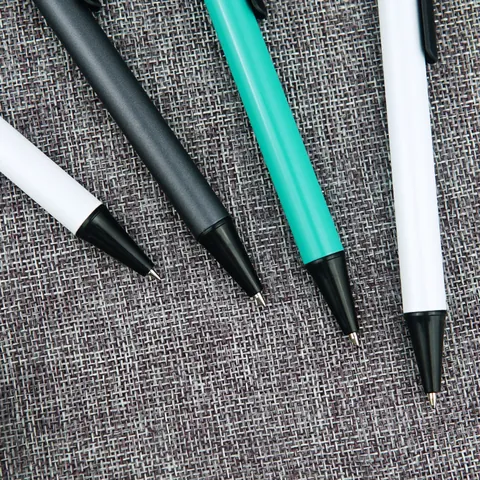 Retractable Metal Gel Pen Aluminum Body Black Ink Rollerball Pens For Office School Supplies Writing Instrument Business Gift