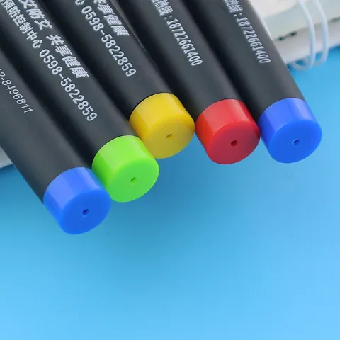 Multi-Functional Black Gel Pen With Phone Stand Matte Finish 0.5mm Water-Based Signature Pen For Office School Stationery
